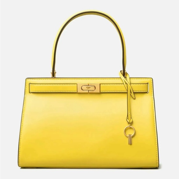 Tory Burch Small Lee Radziwill Bag in Electric Yellow - Picture 12 of 12